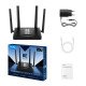 Cudy WR3600 routeur sans fil Gigabit Ethernet Bi-bande (2,4 GHz / 5 GHz) Noir Cudy WR3600 routeur sans fil Gigabit Ethernet Bi-bande (2,4 GHz / 5 GHz) Noir