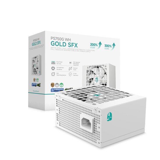 Gamer Storm PS750G WH unité d'alimentation d'énergie 750 W 20+4 pin ATX ATX Blanc