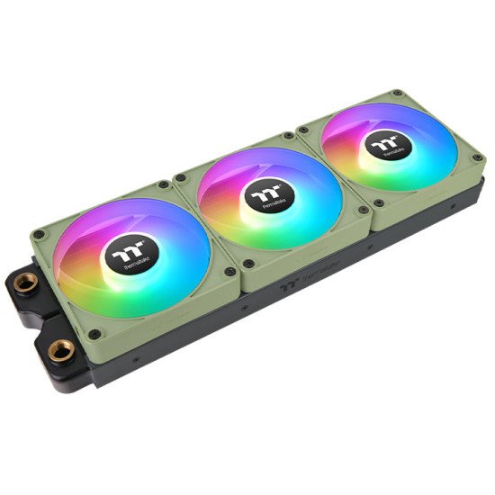 Thermaltake CL-F199-PL14MG-A système de refroidissement d'ordinateur Boitier PC Ventilateur 14 cm Vert 3 pièce(s) Thermaltake CL-F199-PL14MG-A système de refroidissement d'ordinateur Boitier PC Ventilateur 14 cm Vert 3 pièce(s)