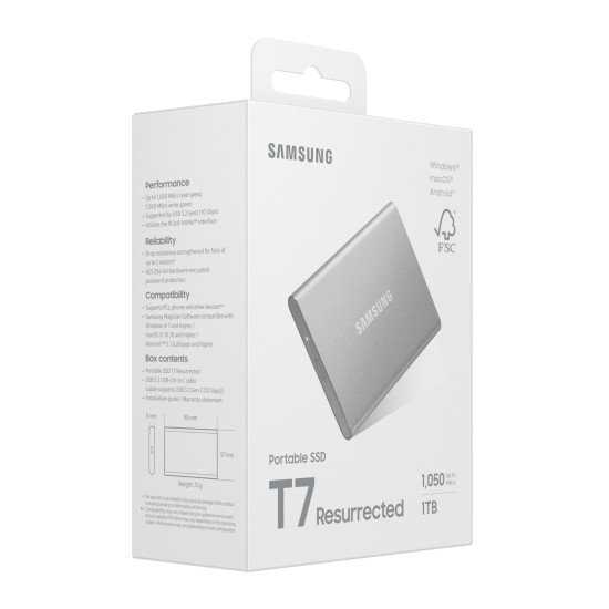 Samsung SSD Externe T7 Resurrected 1To