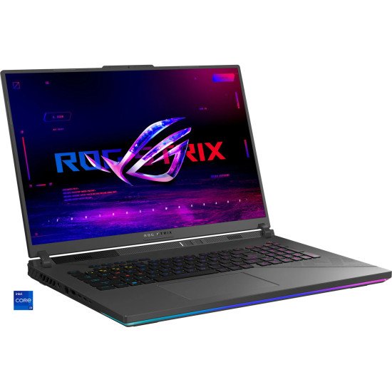 ASUS ROG Strix G18 G814JIR-N6060W Intel® Core™ i9 i9-14900HX Ordinateur portable 45,7 cm (18") WQXGA 32 Go DDR5-SDRAM 1 To SSD NVIDIA GeForce RTX 4070 Wi-Fi 6E (802.11ax) Windows 11 Home Noir, Gris ASUS ROG Strix G18 G814JIR-N6060W Intel® Core™ i9 i9-14900HX Ordinateur portable 45,7 cm (18") WQXGA 32 Go DDR5-SDRAM 1 To SSD NVIDIA GeForce RTX 4070 Wi-Fi 6E (802.11ax) Windows 11 Home Noir, Gris