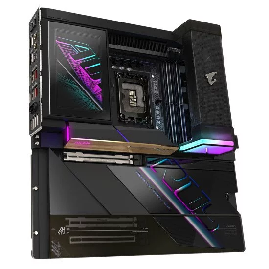 GIGABYTE Z890 AORUS XTREME AI TOP Carte Mère - Prend en charge les processeurs Intel Core Ultra (Série 2), VRM 22+1+2 phases, jusqu'à 9500MHz DDR5 (OC), PCIe 5.0 M.2, Wi-Fi 7, Thunderbolt 5 GIGABYTE Z890 AORUS XTREME AI TOP Carte Mère - Prend en charge les processeurs Intel Core Ultra (Série 2), VRM 22+1+2 phases, jusqu'à 9500MHz DDR5 (OC), PCIe 5.0 M.2, Wi-Fi 7, Thunderbolt 5