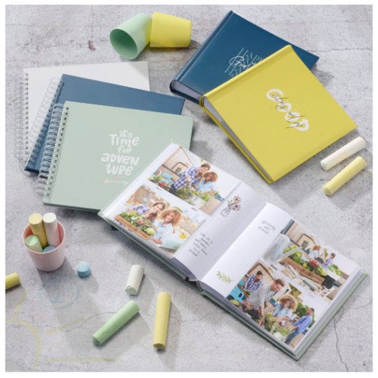 Hama Good Things album photo et protège-page Vert 200 feuilles 10 x 15 Reliure du livre