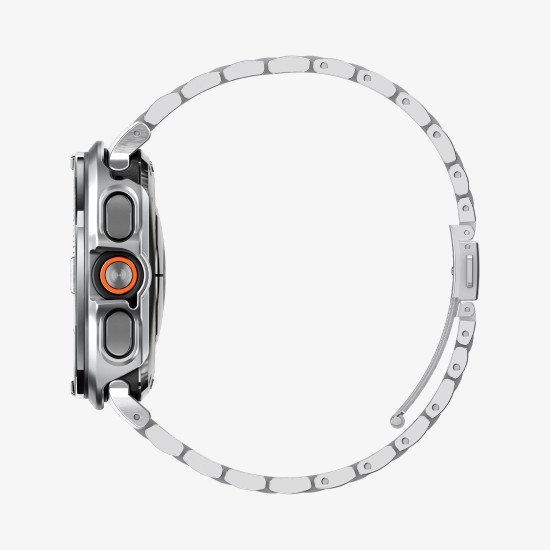 Spigen Bezel Tune Pro Couverture Argent Acier inoxydable, Polycarbonate (PC)