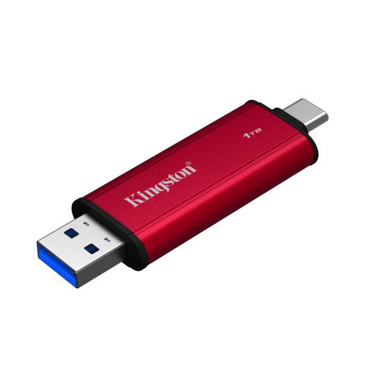 Kingston Technology 1TB Dual USB-A/C Portable SSD, Up to 1050MB/s USB 3.2 Gen 2