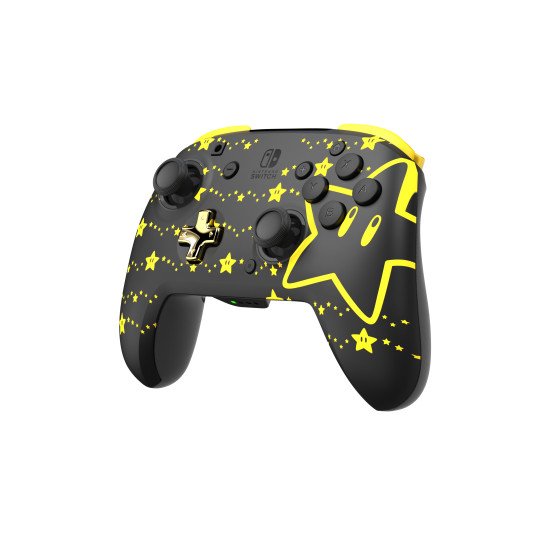 PDP REMATCH GLOW Noir, Jaune Manette de jeu Analogique/Numérique Nintendo Switch, Nintendo Switch OLED PDP REMATCH GLOW Noir, Jaune Manette de jeu Analogique/Numérique Nintendo Switch, Nintendo Switch OLED