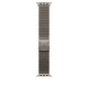 Apple Bracelet Milanais en titane naturel 49 mm - Medium
