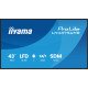 iiyama LH4375UHS-B2AG Écran d'affichage dynamique Écran plat de signalisation numérique 108 cm (42.5") LCD Wifi 500 cd/m² 4K Ultra HD Noir Intégré dans le processeur Android 11 24/7