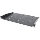 Intellinet Étagère cantilever 19", 1U, profondeur 300 mm, ventilée, charge max. 25 kg, noire, garantie trois ans