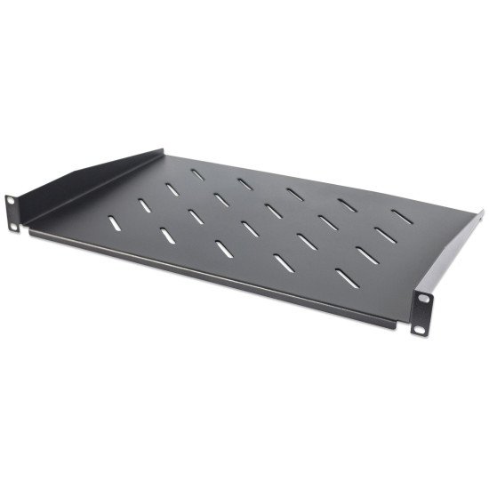 Intellinet Étagère cantilever 19", 1U, profondeur 300 mm, ventilée, charge max. 25 kg, noire, garantie trois ans