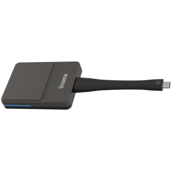 iiyama WP D002C connecteur de télévision intelligent USB 4K Ultra HD Noir, Argent