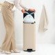 Brabantia Bo Pedal Bin 30 L Rectangulaire Acier Beige