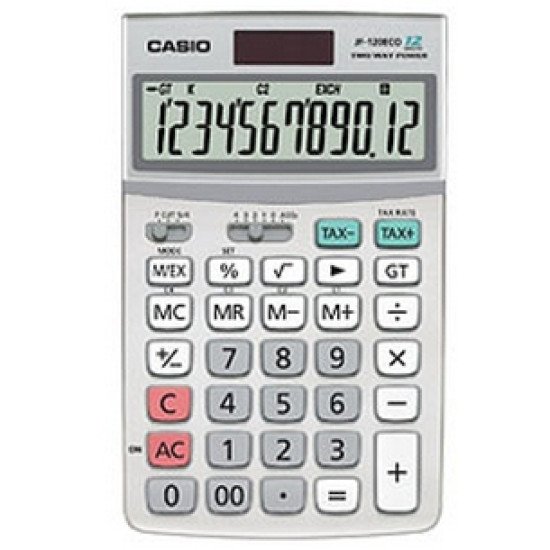 Casio JF-120 ECO calculatrice Bureau Calculatrice à écran
