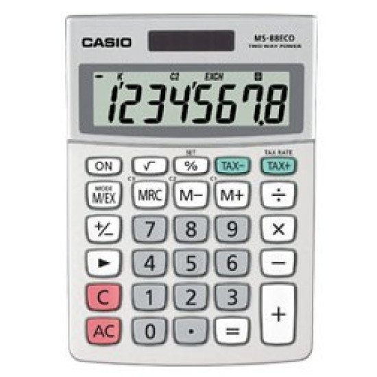 Casio MS-88ECO calculatrice Bureau Calculatrice à écran