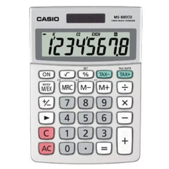 Calculatrice Casio MS-8E - Papeterie & Fournitures scolaires Calculatrice Casio MS-8E - Papeterie & Fournitures scolaires