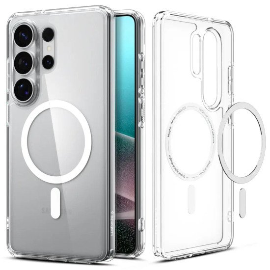 Spigen Ultra Hybrid (MagFit) coque de protection pour téléphones portables 17,5 cm (6.9") Housse Transparent, Blanc