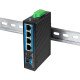 LogiLink NS204 commutateur réseau Non-géré Gigabit Ethernet (10/100/1000) Noir