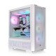 Thermaltake S380 TG ARGB Midi Tower Noir, Blanc