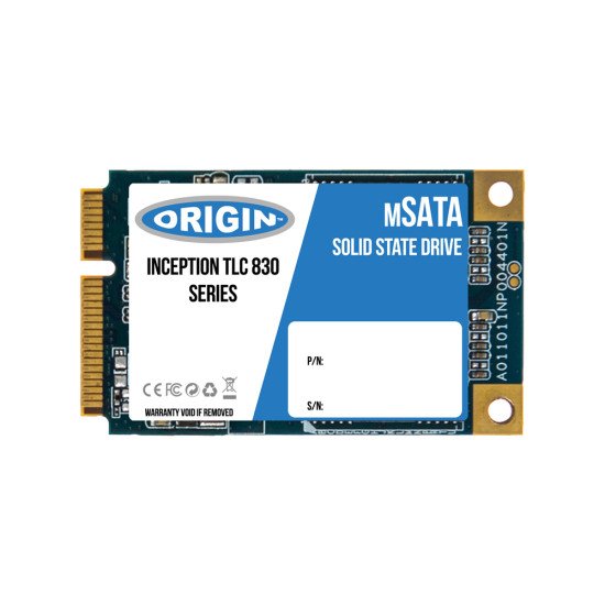Origin Storage OTLC5123DMSATA disque SSD mSATA 512 Go Série ATA III 3D TLC