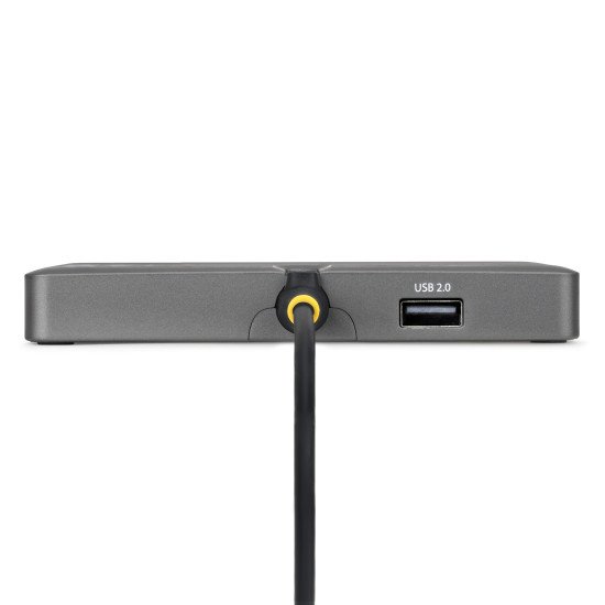 StarTech.com QUAD-USB-HDMI-ADAPT station d'accueil Avec fil USB 3.2 Gen 1 (3.1 Gen 1) Type-C Gris