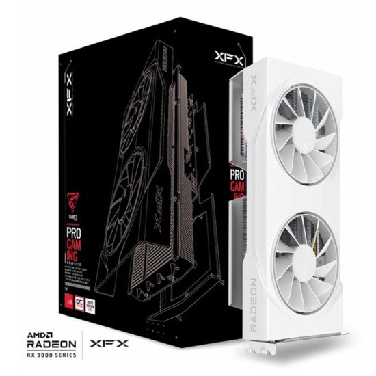 XFX RX-96TSW8GWQ carte graphique AMD Radeon RX 9060 XT 8 Go GDDR6 XFX RX-96TSW8GWQ carte graphique AMD Radeon RX 9060 XT 8 Go GDDR6