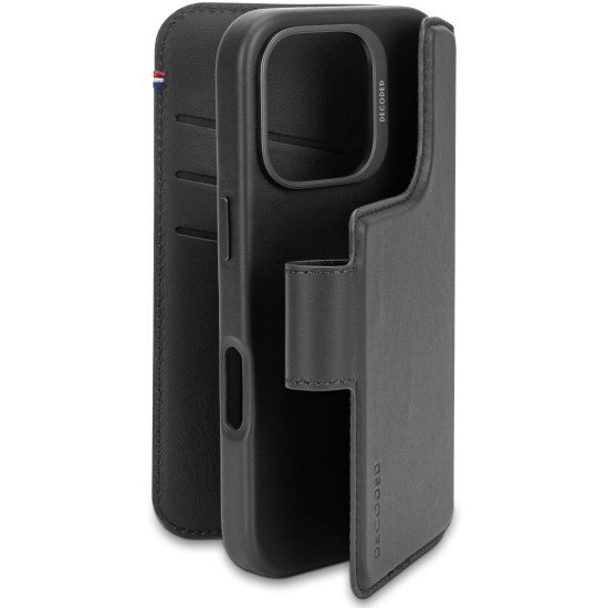 Decoded Leather Detachable Wallet Case coque de protection pour téléphones portables 15,5 cm (6.1") Étui avec portefeuille Noir