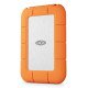 LaCie STND4000400 lecteur à circuits intégrés externe Technologie Thunderbolt 4 To USB Type-C USB4 Gen 3x2 Orange, Acier inoxydable