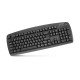 Kensington ValuKeyboard Clavier USB+PS/2 QWERTY NL Filaire Noir 