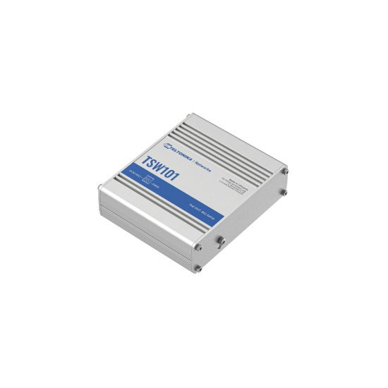 Teltonika TSW101 Gigabit Ethernet (10/100/1000) Connexion Ethernet POE Métallique