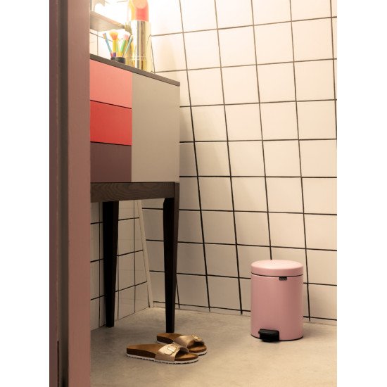 Brabantia NewIcon 5 L Rond Acier Rose