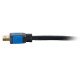 C2G 82380 câble HDMI 3 m HDMI Type A (Standard) Noir, Bleu