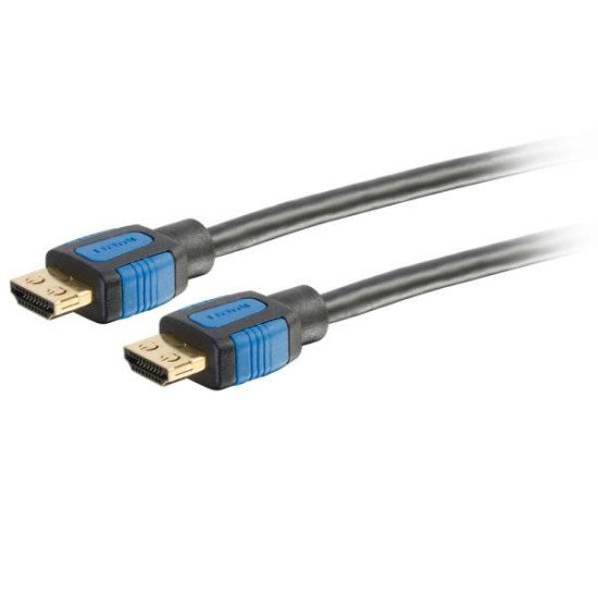 C2G 82380 câble HDMI 3 m HDMI Type A (Standard) Noir, Bleu