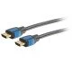 C2G 82380 câble HDMI 3 m HDMI Type A (Standard) Noir, Bleu C2G 82380 câble HDMI 3 m HDMI Type A (Standard) Noir, Bleu