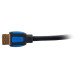 C2G 82380 câble HDMI 3 m HDMI Type A (Standard) Noir, Bleu