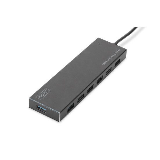 Digitus DA-70241-1 hub & concentrateur USB 3.0 (3.1 Gen 1) Type-A 5000 Mbit/s