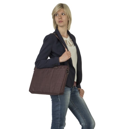 Rivacase 8335 BROWN sacoche d'ordinateurs portables 39,6 cm (15.6") Malette Marron