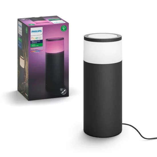Philips Hue White and Color ambiance Borne d'éclairage extérieure Calla Philips Hue White and Color ambiance Borne d'éclairage extérieure Calla