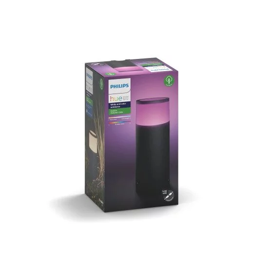 Philips Hue White and Color ambiance Borne d'éclairage extérieure Calla Philips Hue White and Color ambiance Borne d'éclairage extérieure Calla
