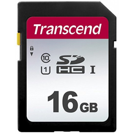 Transcend TS16GSDC300S  UHS-I, SD mémoire flash 16 Go Classe 10
