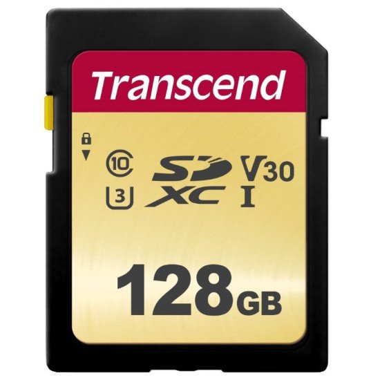 Transcend UHS-I U3 SD mémoire flash 128 Go SDXC Classe 10