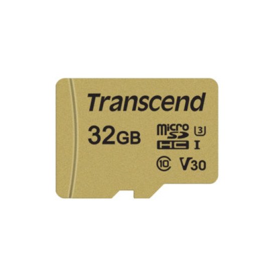 Transcend TS32GUSD500S mémoire flash 32 Go MicroSDXC Classe 10 NAND