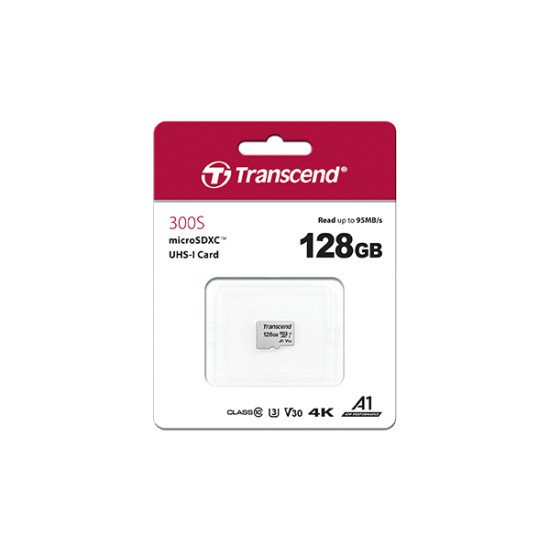 Transcend 300S mémoire flash 128 Go MicroSDXC Classe 10 UHS-I