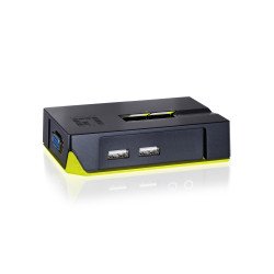 LevelOne KVM-0222 commutateur écran, clavier et souris Noir, Vert LevelOne KVM-0222 commutateur écran, clavier et souris Noir, Vert