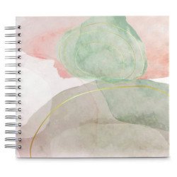 Hama Watercolor album photo et protège-page Vert 100 feuilles 10 x 15 Reliure spiralée