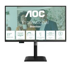 AOC Q27P4CV écran PC 68,6 cm (27") 2560 x 1440 pixels Quad HD LED Noir