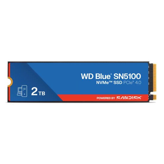 Western Digital WD Blue SN5100 2 To M.2 PCI Express 4.0 NVMe QLC 3D NAND Western Digital WD Blue SN5100 2 To M.2 PCI Express 4.0 NVMe QLC 3D NAND