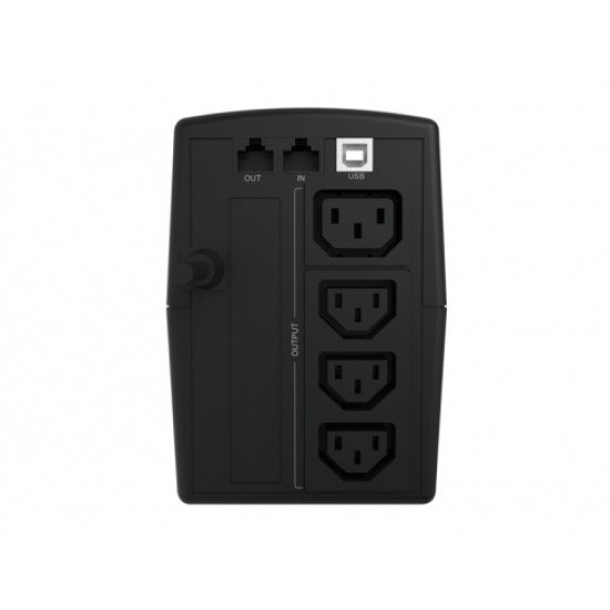 Conceptronic ZEUS01E UPS Interactivité de ligne 0,65 kVA 360 W 4 sortie(s) CA