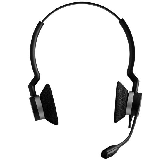 Jabra Biz 2300 Duo Casque Avec fil Arceau Bureau/Centre d'appels USB Type-C Bluetooth Noir