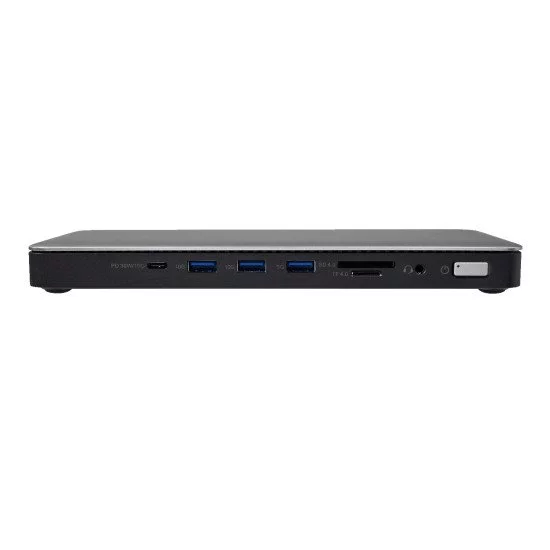 V7 DOCKTB4PT station d'accueil Avec fil Thunderbolt 4 Noir, Argent V7 DOCKTB4PT station d'accueil Avec fil Thunderbolt 4 Noir, Argent