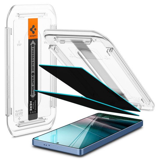 Spigen GLAS.tR EZ Fit HD Privacy Protection de l'écran contre les regards indiscrets Samsung 2 pièce(s)